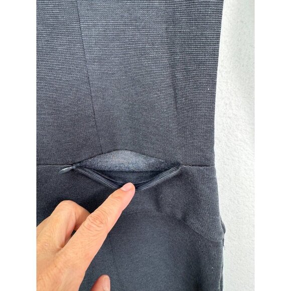 Toad & Co Nixi dress Charcoal Athleisure minimalist sz M - Picture 10 of 10